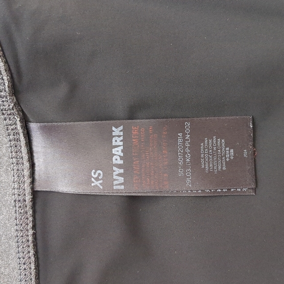 Ivy park leggings, dual inner shorts layer, grey, XS - Picture 4 of 6